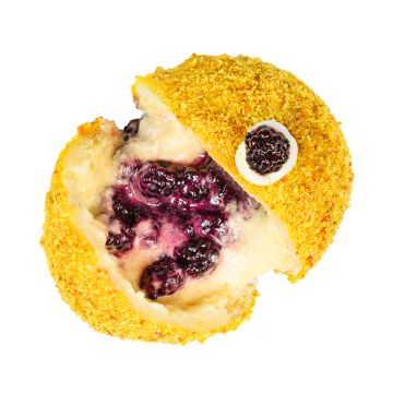 Passion fruit – wild blackberry /passion fruit, wild blackberries, mascarpone cheese/