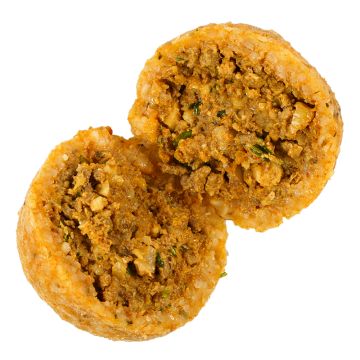 Beef knödel 100% /bulgur, beef meat, selection of spices/